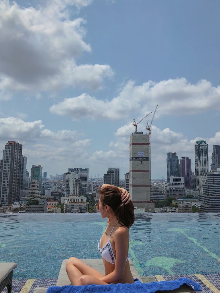 【泰國】去曼谷就是要住五星飯店⭐️萬豪蘇拉翁塞 Bangkok Marriott Hotel The Surawongse|無邊際泳池與高空酒吧
